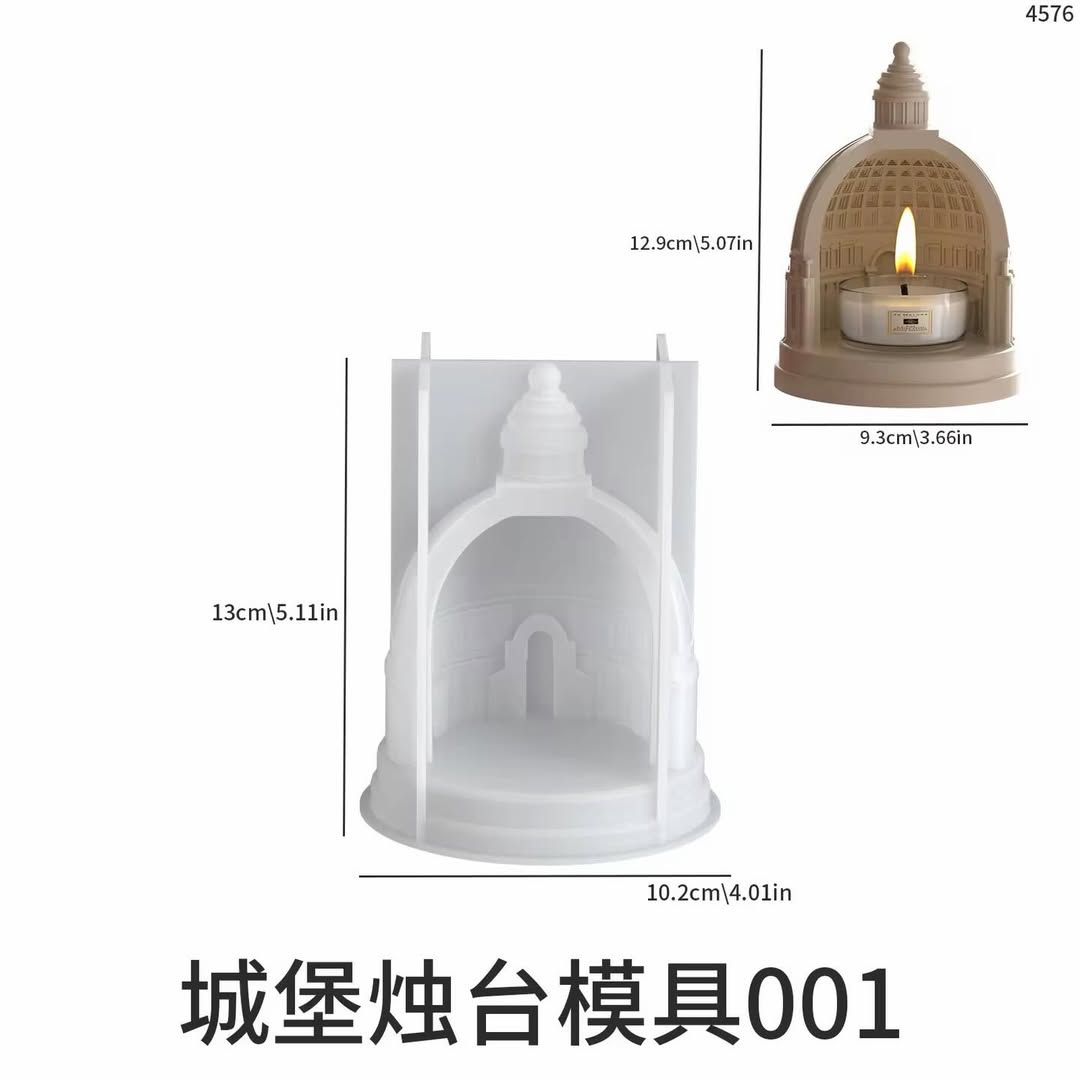 Architectural T-Light Mould for Beyond MIX, Resin, Concrete
