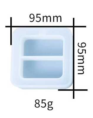 Square Ashtray Mould for Beyond MIX and Resin