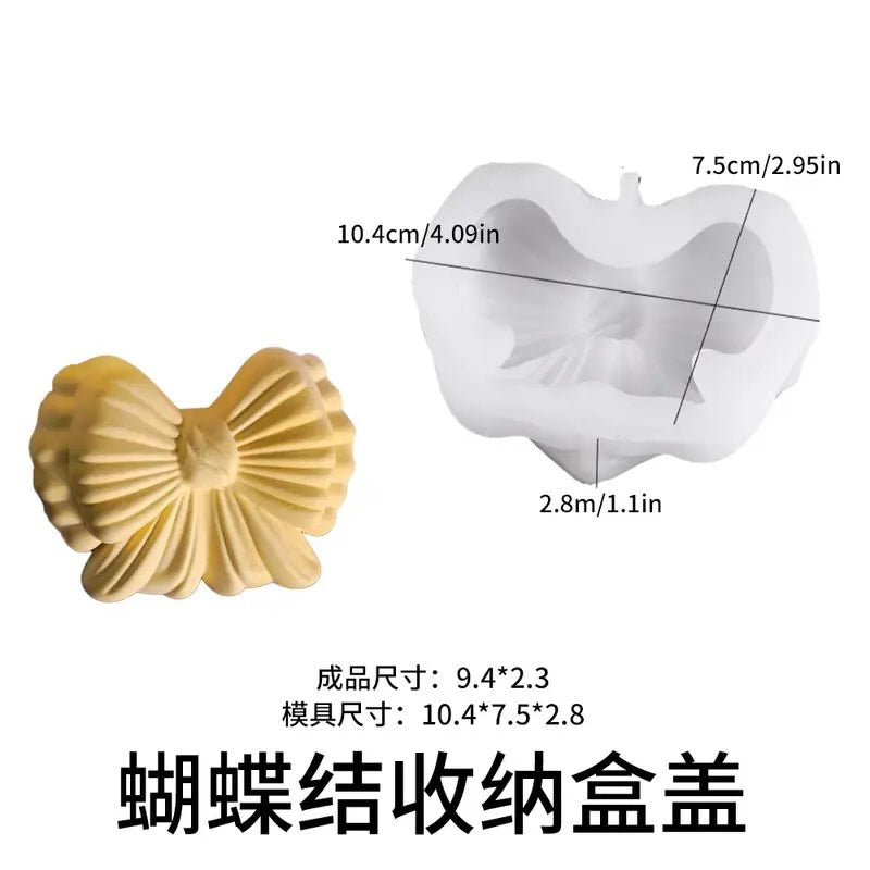 Bow Jar with Lid Mould for Beyond MIX, Resin, Concrete