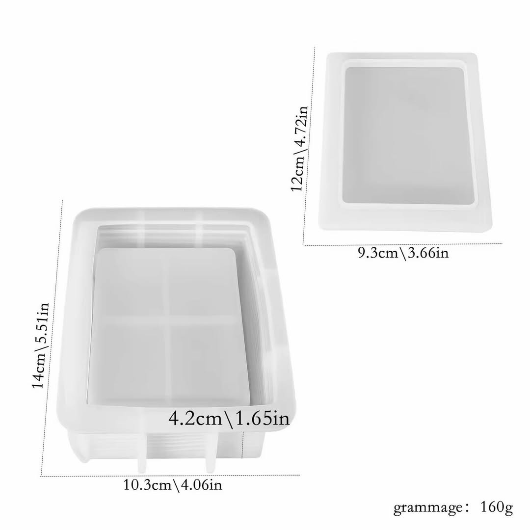 Book Jar/Candle Holder Mould for Beyond MIX, Resin, Concrete