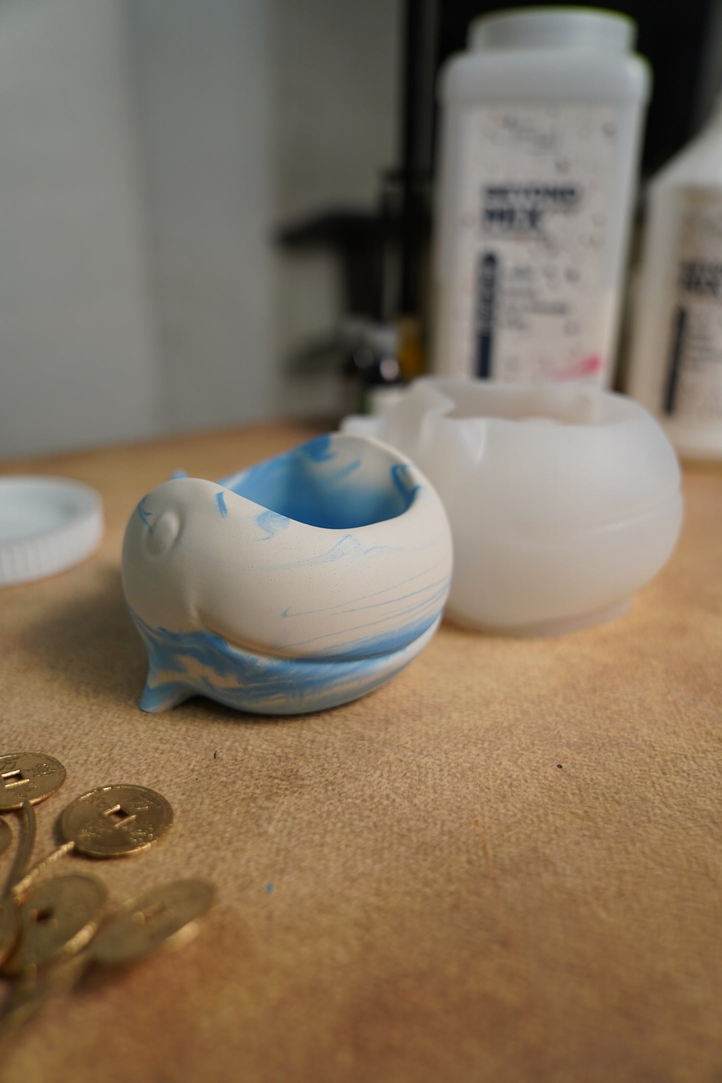 Whale Planter Mould for Beyond MIX, Resin, Concrete