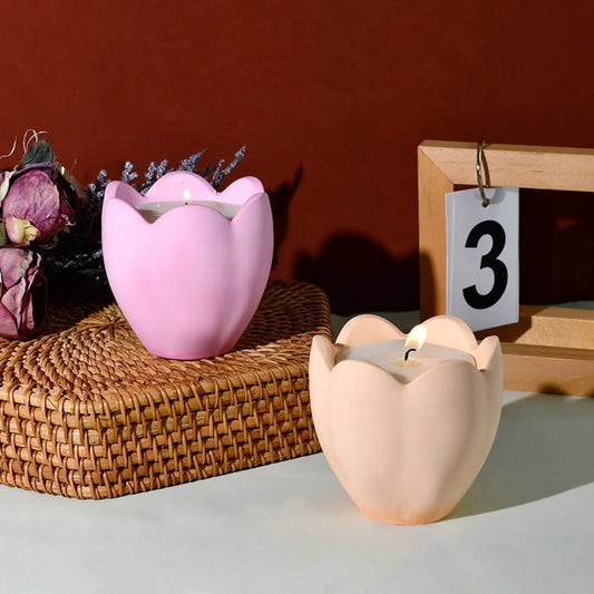 Flower Tea Light Holder Silicone Mould for Beyond MIX & Resin