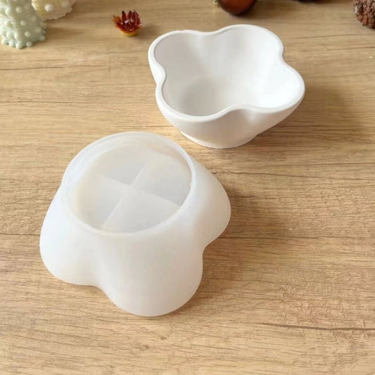 Flower Shaped Bowl Mould for Beyond MIX, Resin, Concrete