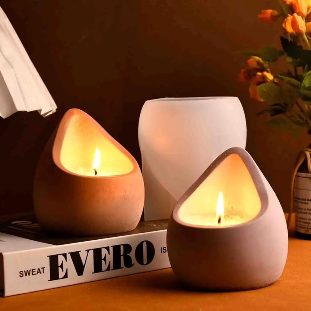 House Candle Jar Mould for Beyond MIX, Resin, Concrete