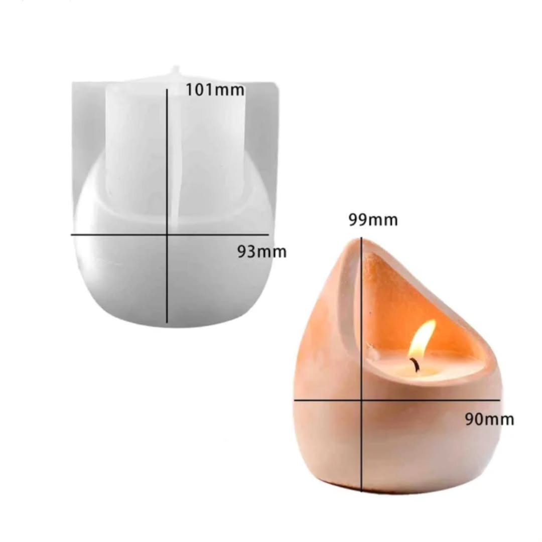 House Candle Jar Mould for Beyond MIX, Resin, Concrete