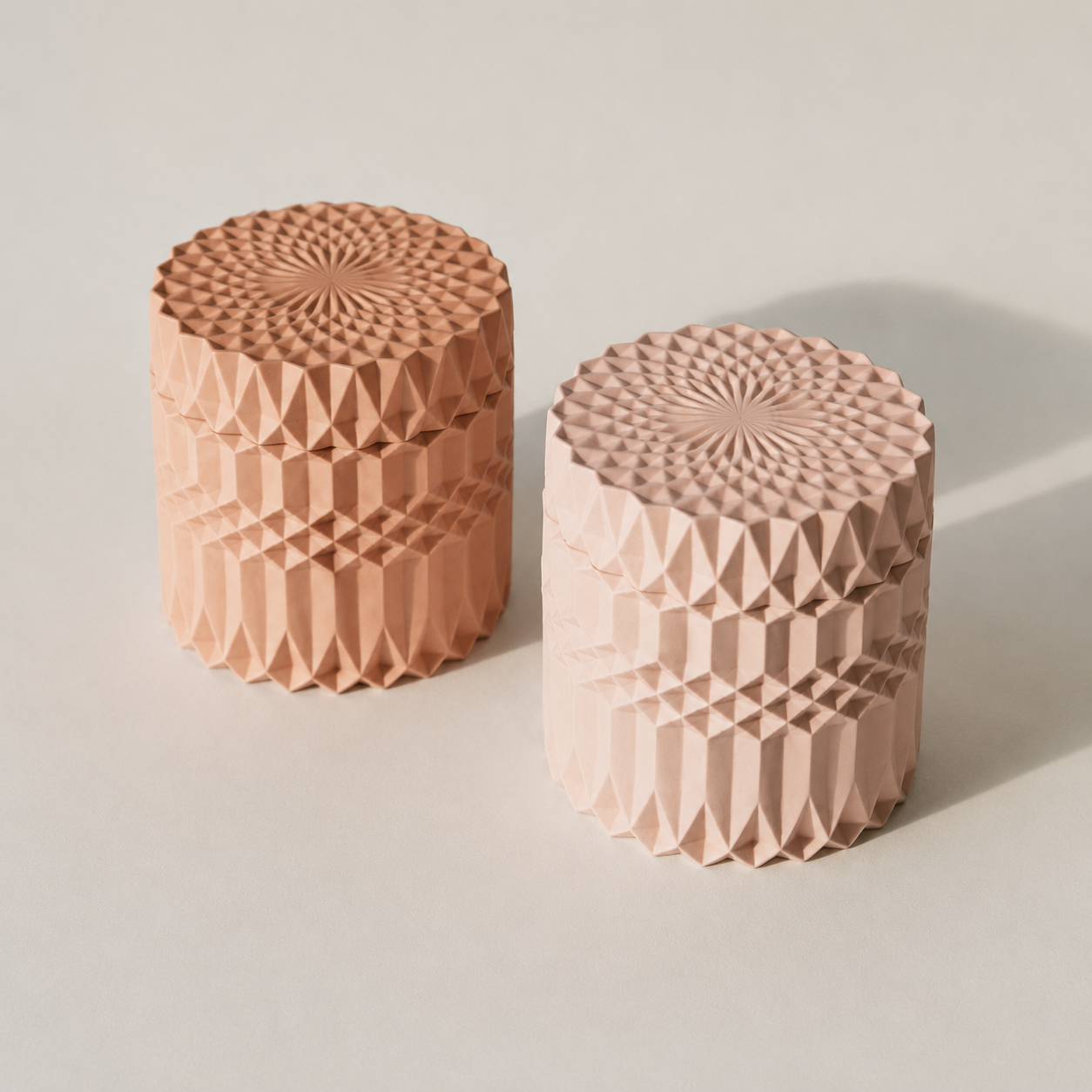 Intricate Candle Jar with Lid Mould for Beyond MIX, Resin, Concrete