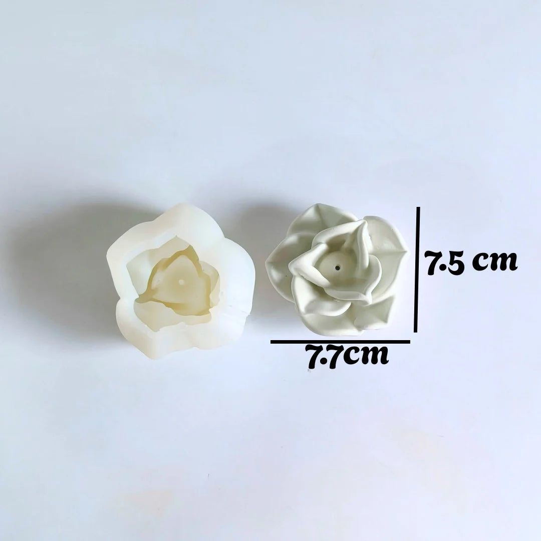 Rose Incense Stick Holder Silicone Mould for Beyond MIX & Jesmonite