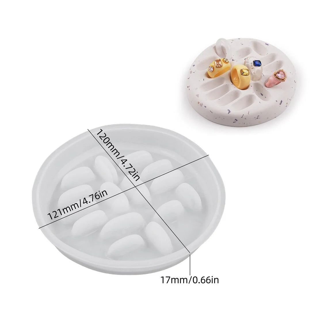 Ring Tray Mould for Beyond MIX/Resin/Concrete