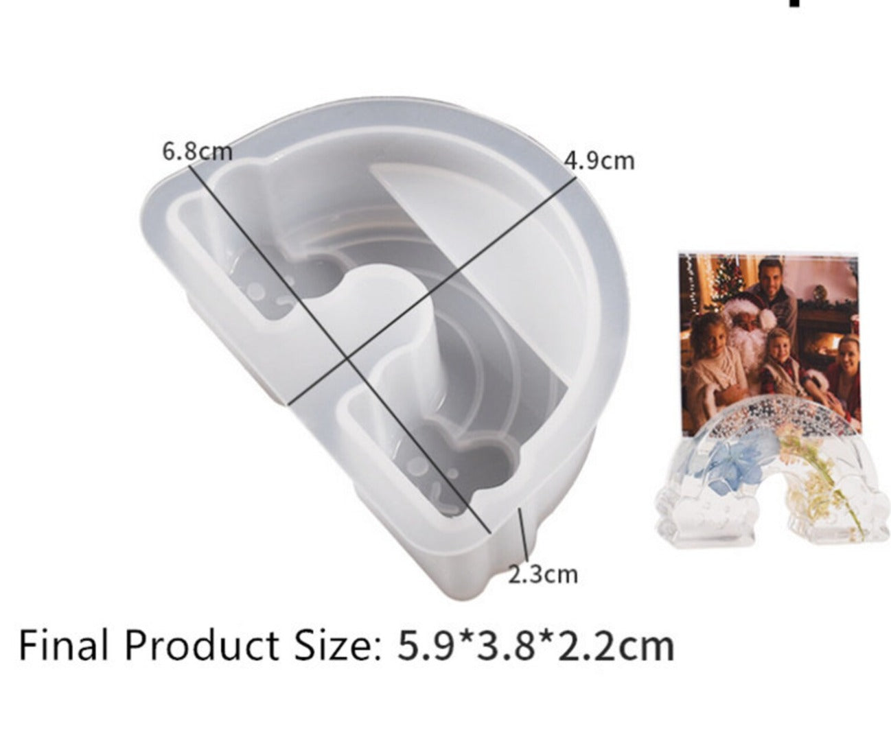 Rainbow Cloud Card/Photo Holder
