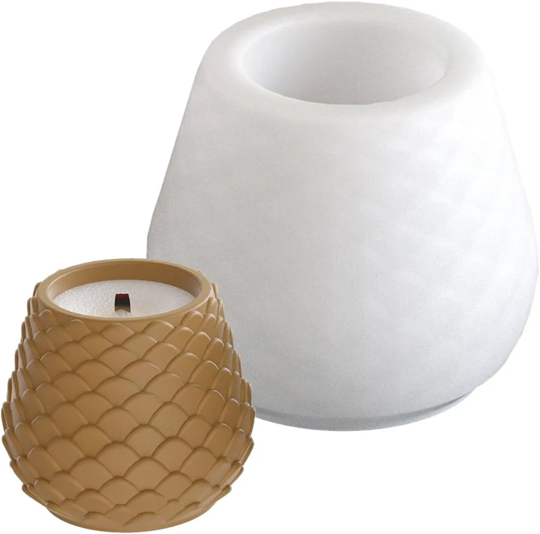 Scaled Candle Jar Mould for Beyond MIX, Resin, Concrete