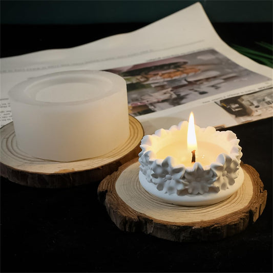 Sakura Candle Holder Mould for Beyond MIX, Resin, Concrete