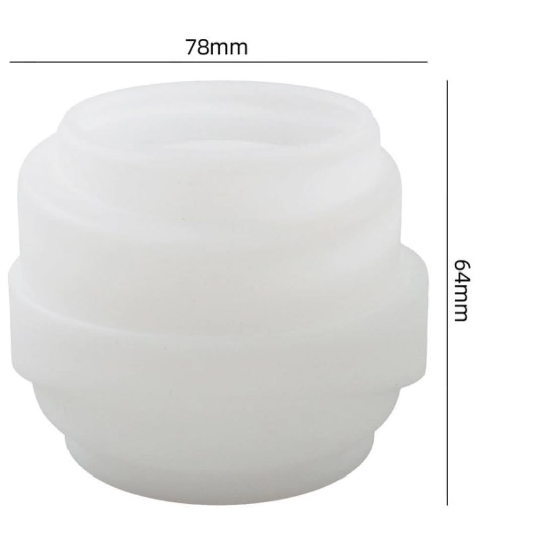 Strapped Candle Jar Mould for Beyond MIX, Resin, Concrete