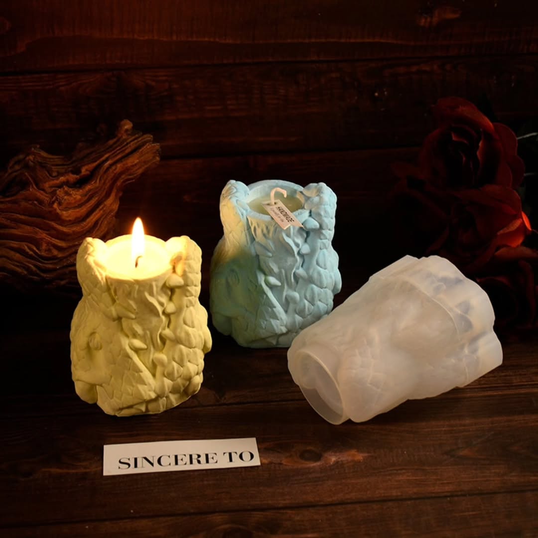 Snake Candle Jar Mould for Beyond MIX, Resin, Concrete
