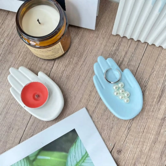 Hand Tea light / Trinket Silicone Mould for Beyond MIX & Resin