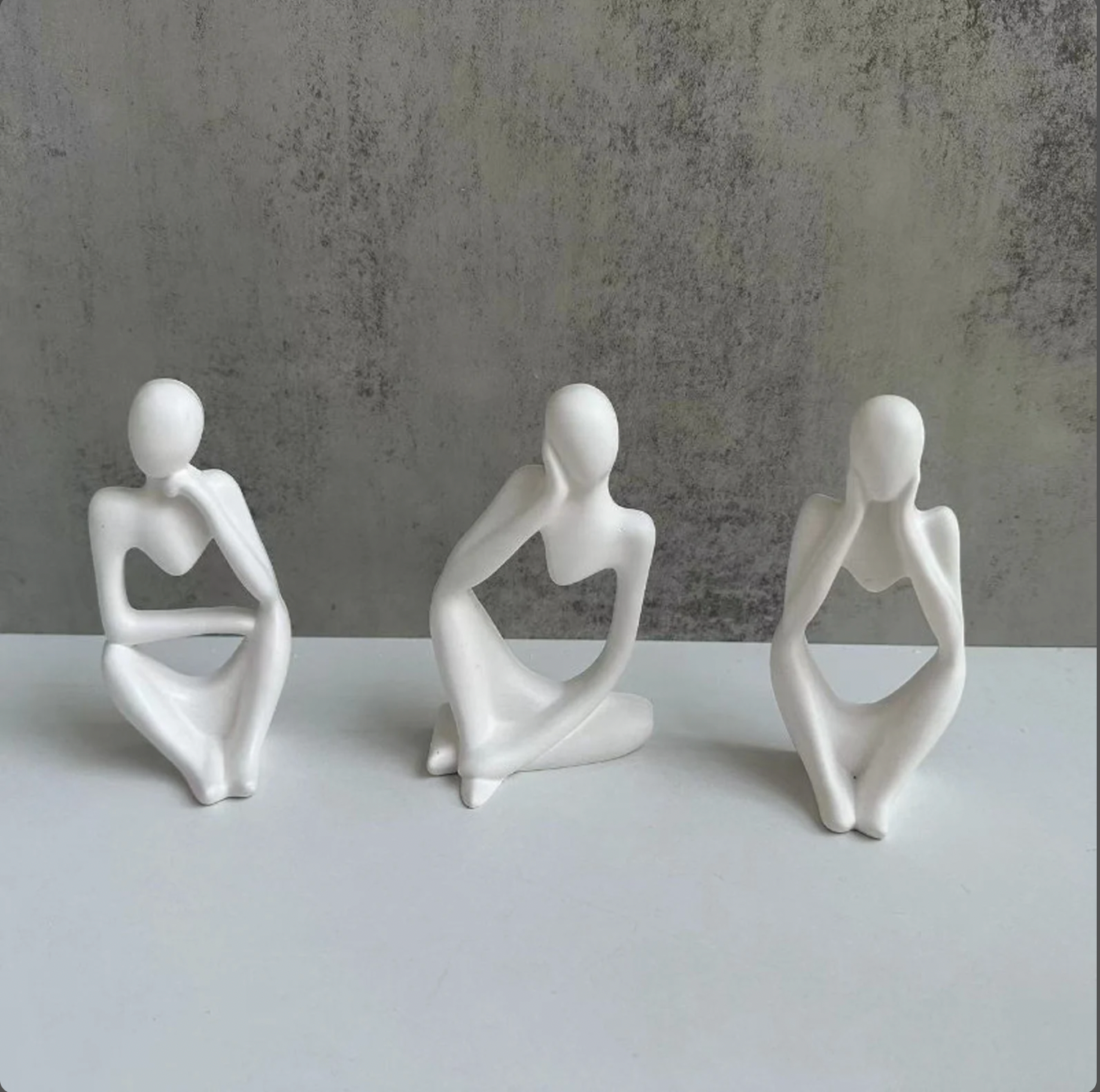Thinking Person Silicone Mold (Set of 3) - for Beyond MIX, Resin, Concrete