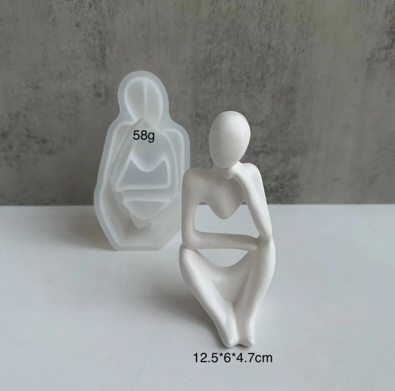 Thinking Person Silicone Mold (Set of 3) - for Beyond MIX, Resin, Concrete