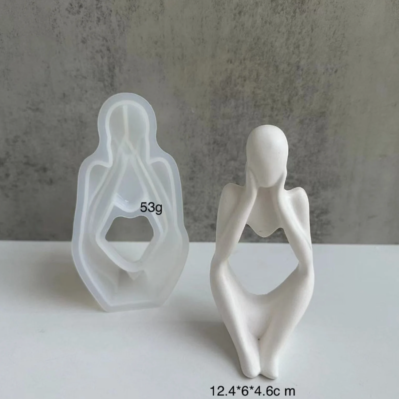 Thinking Person Silicone Mold (Set of 3) - for Beyond MIX, Resin, Concrete