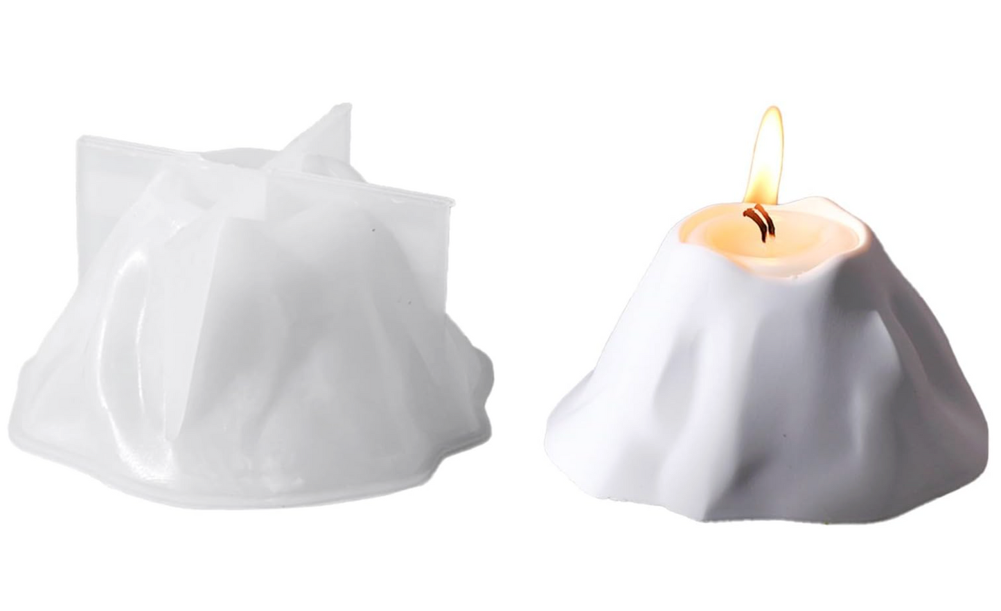 Mountain Tealight/Ashtray Mould for Beyond MIX, Resin, Concrete