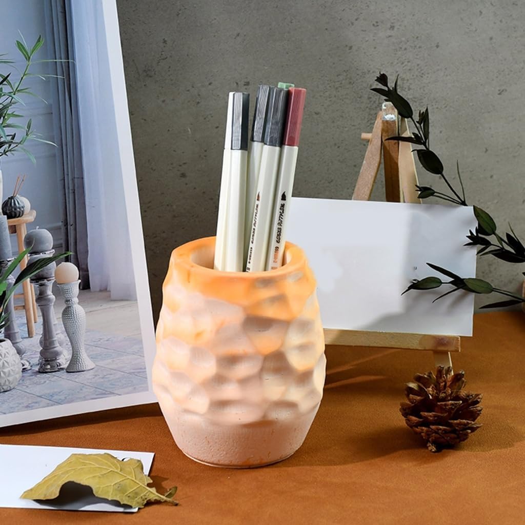 Textured Planter/Candle Jar Mould for Beyond MIX, Resin, Concrete