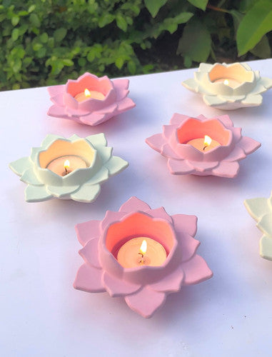 Lotus Tea Light/ Candle Stand Silicone Mould for Beyond MIX & Resin