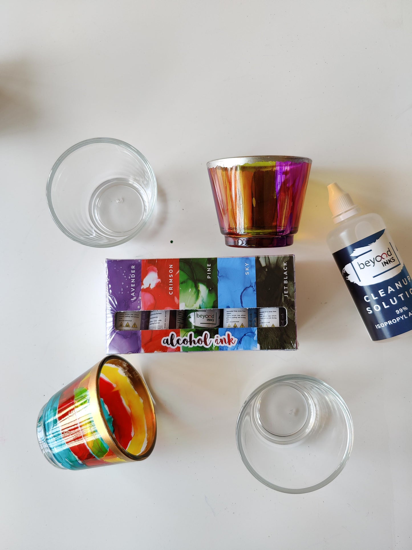 DIY Tea Light Holder Kit with Mini Pack - Diwali Limited Edition