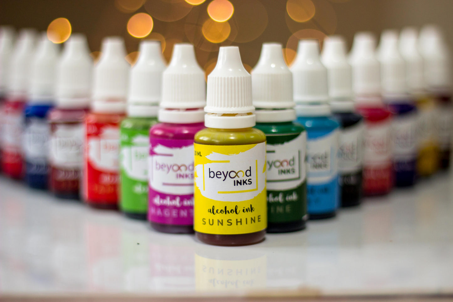 Alcohol Inks, Set of all colors. Made in India by BeyondInks