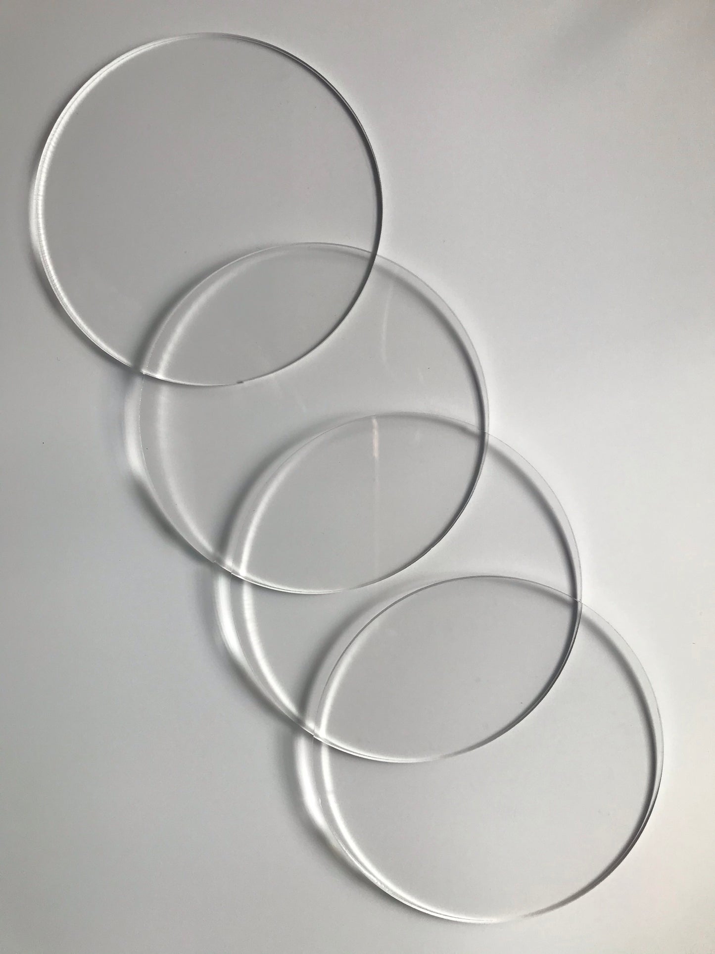 DIY Round Coasters - Transparent