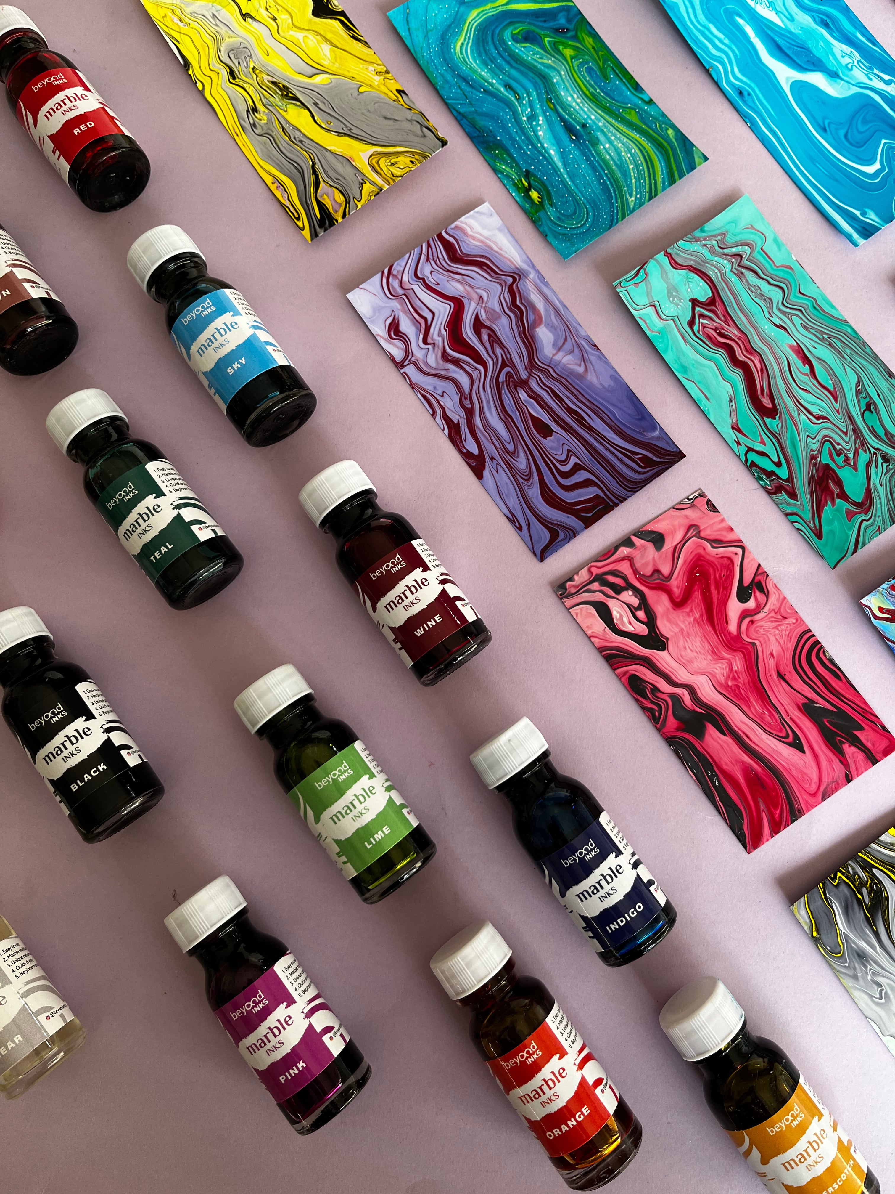 Marble Inks - Water Marbling – Beyond Inks