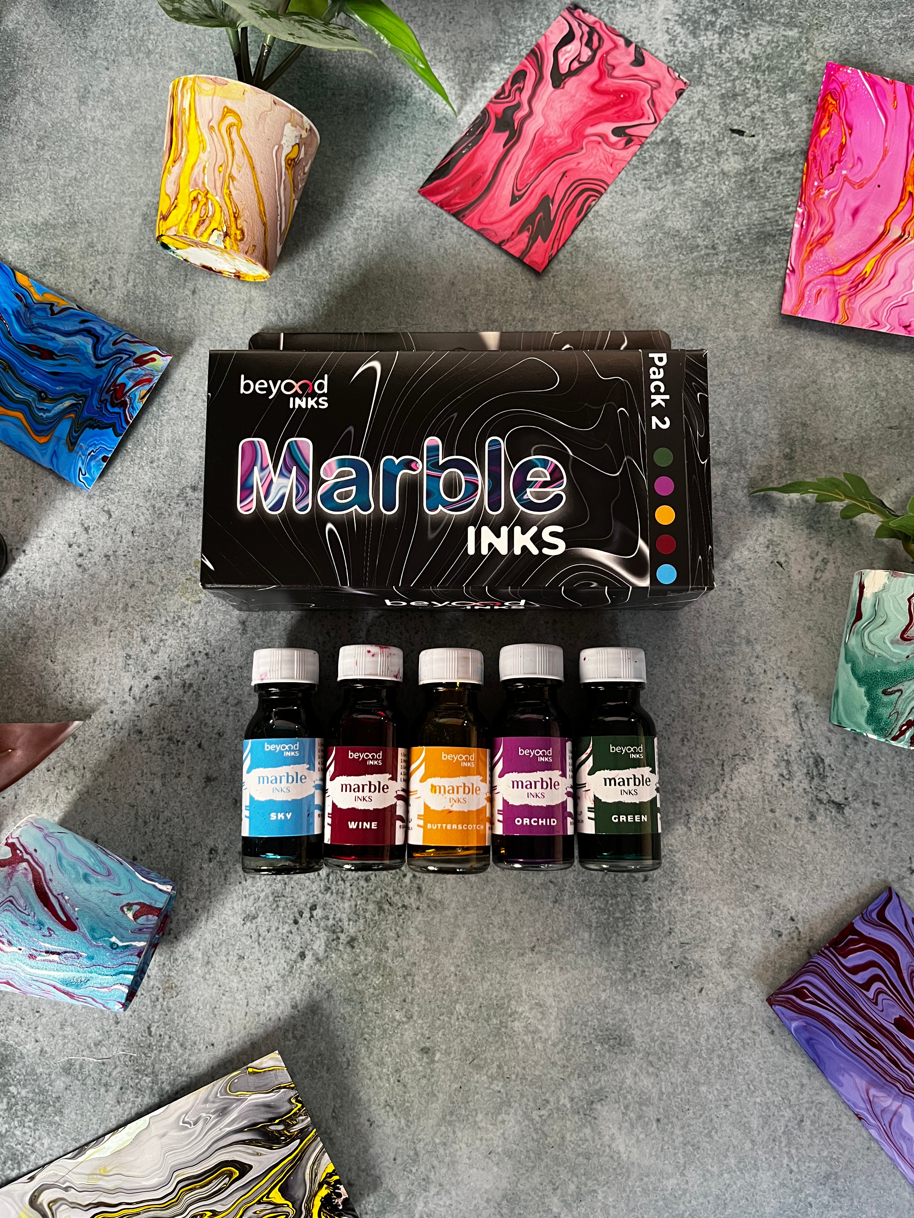 Marble Inks Packs (Pack of 5) – Beyond Inks
