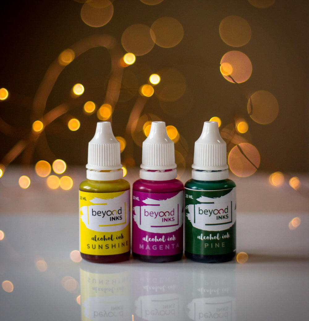 Alcohol inks | Watercolor Inks | Beyond Mix( Ecofriendly resin India ...
