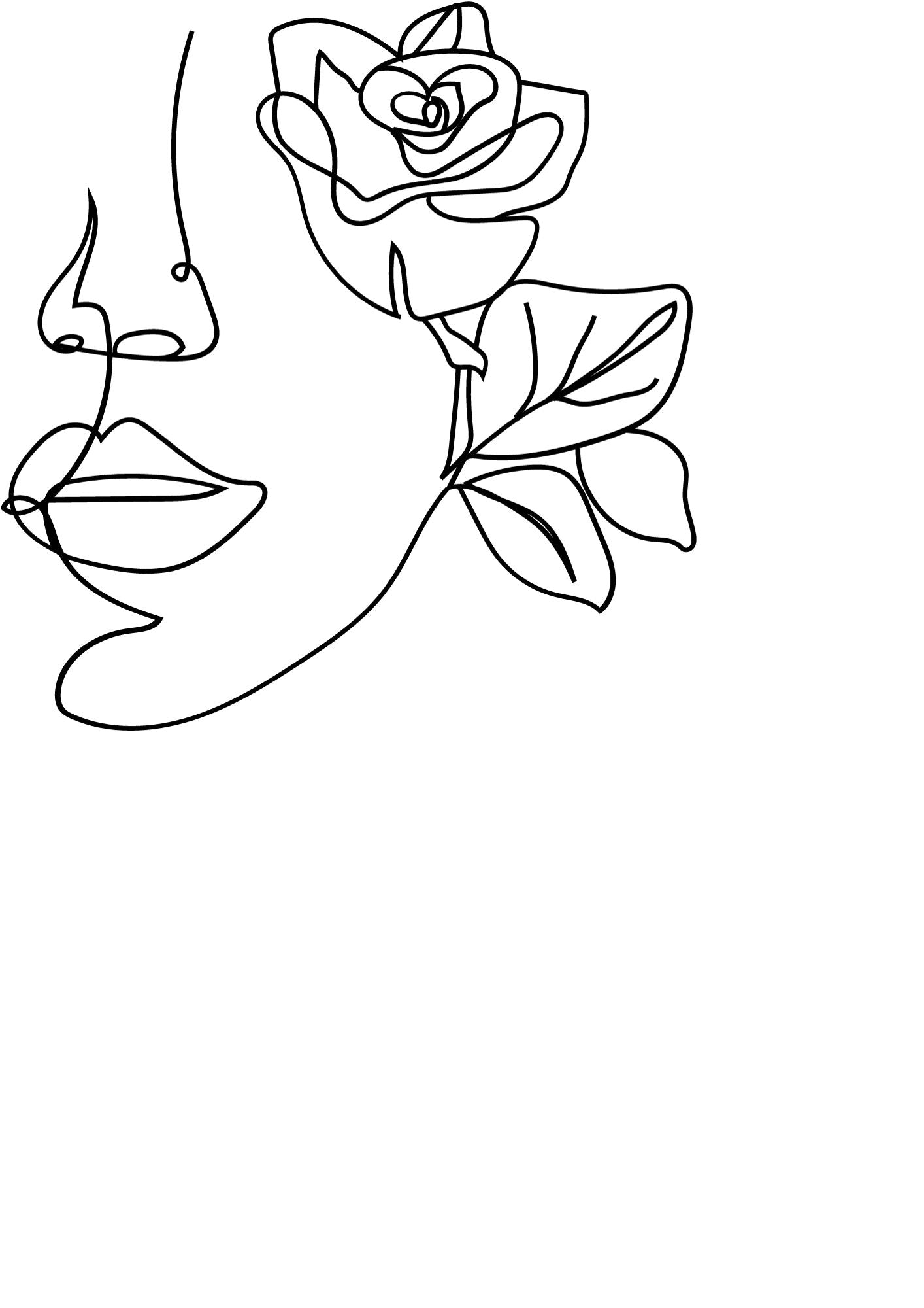 Alcohol Ink Coloring Sheets- "FACES"