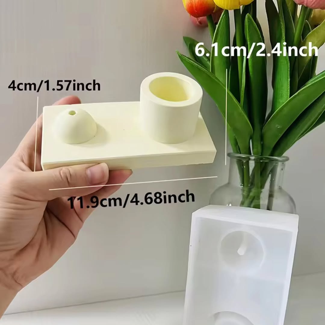 Incense and Candle Holder Mould for Beyond MIX, Resin, Concrete