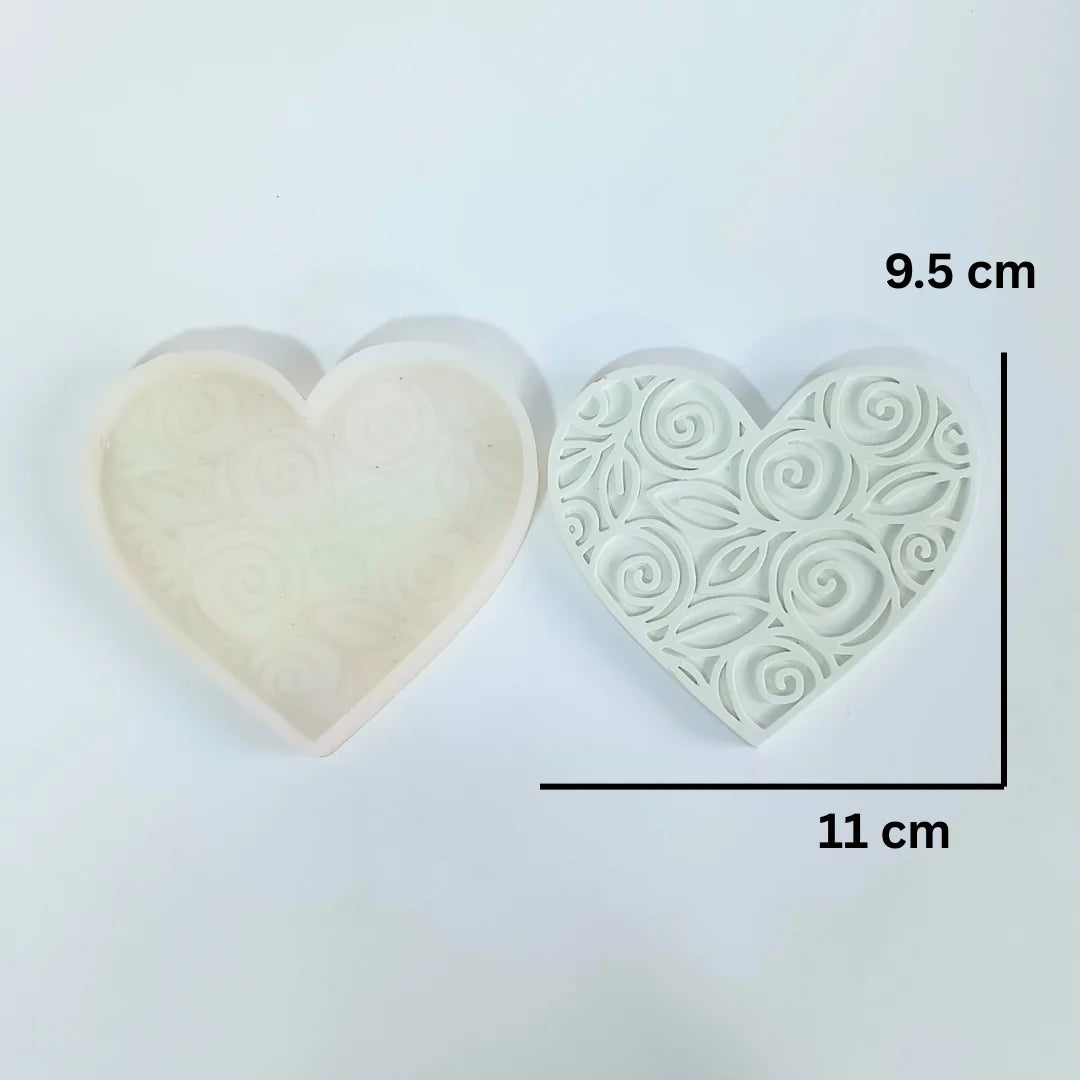 Origami Heart Coaster Mould