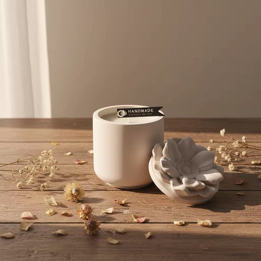 Floral Lid Jar Mould for Beyond MIX, Resin, Concrete