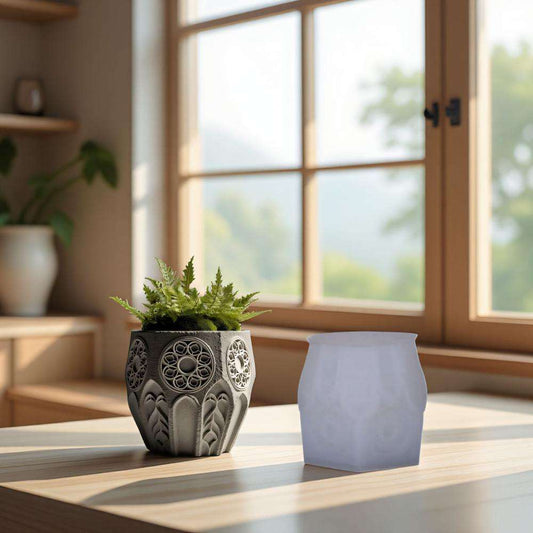 Church Window Candle Jar Mould for Beyond MIX, Resin, Concrete