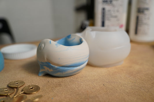 Whale Planter Mould for Beyond MIX, Resin, Concrete