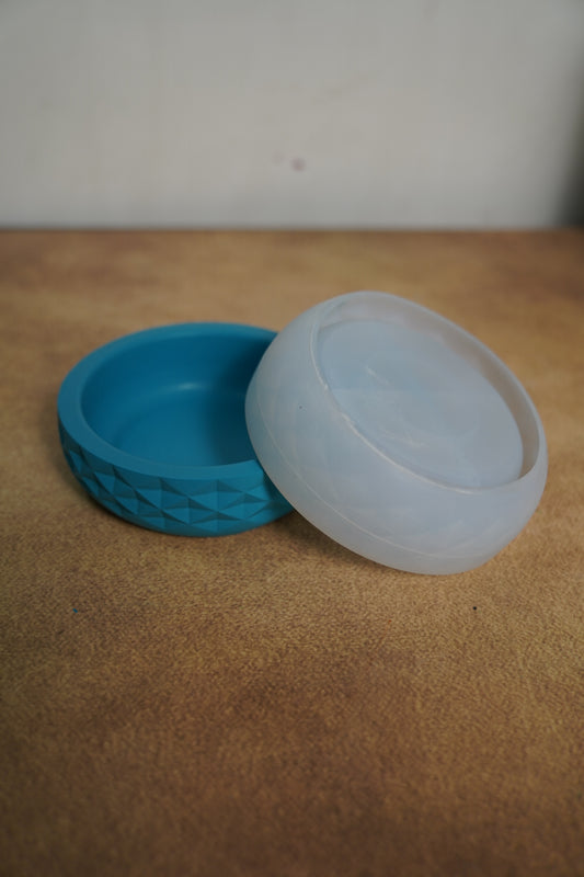 Diamond Bowl Mould for Beyond MIX, Resin, Concrete