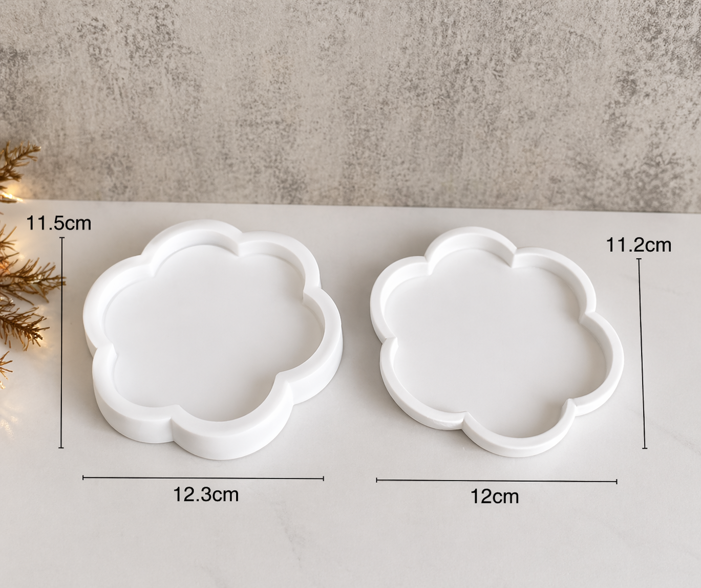 Flower Edge Tray Mould for Beyond MIX, Resin, Concrete