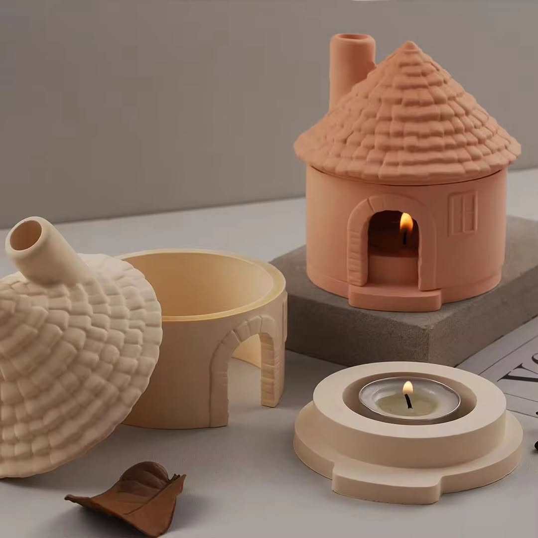 House T-Light Mould for Beyond MIX, Resin, Concrete