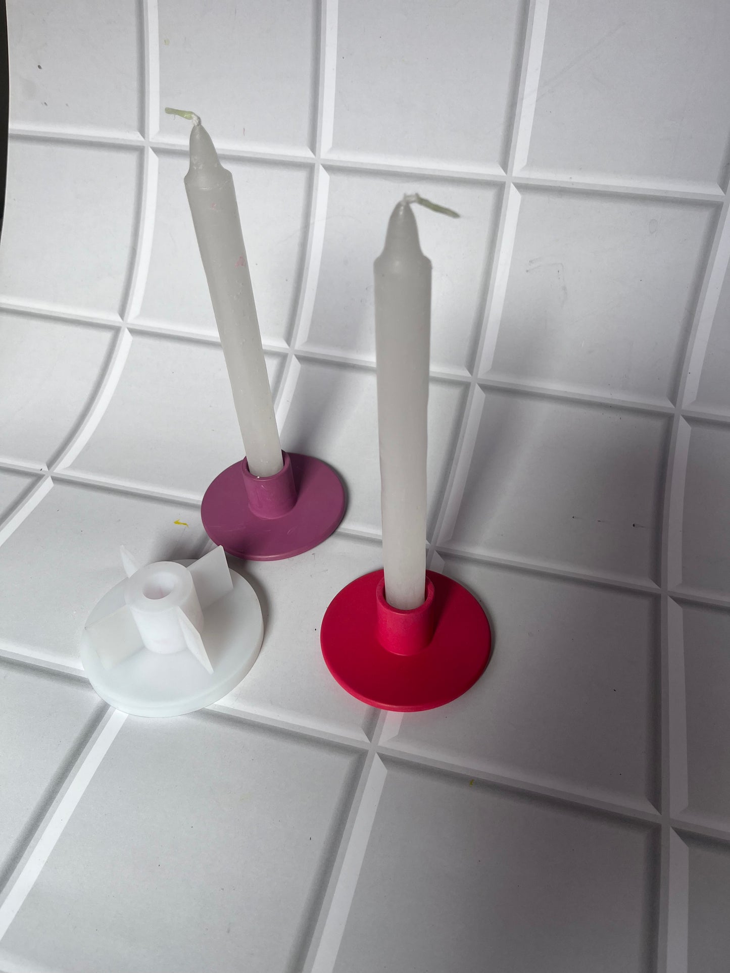 Plain Candle Holder Mould for Beyond MIX, Resin, Concrete
