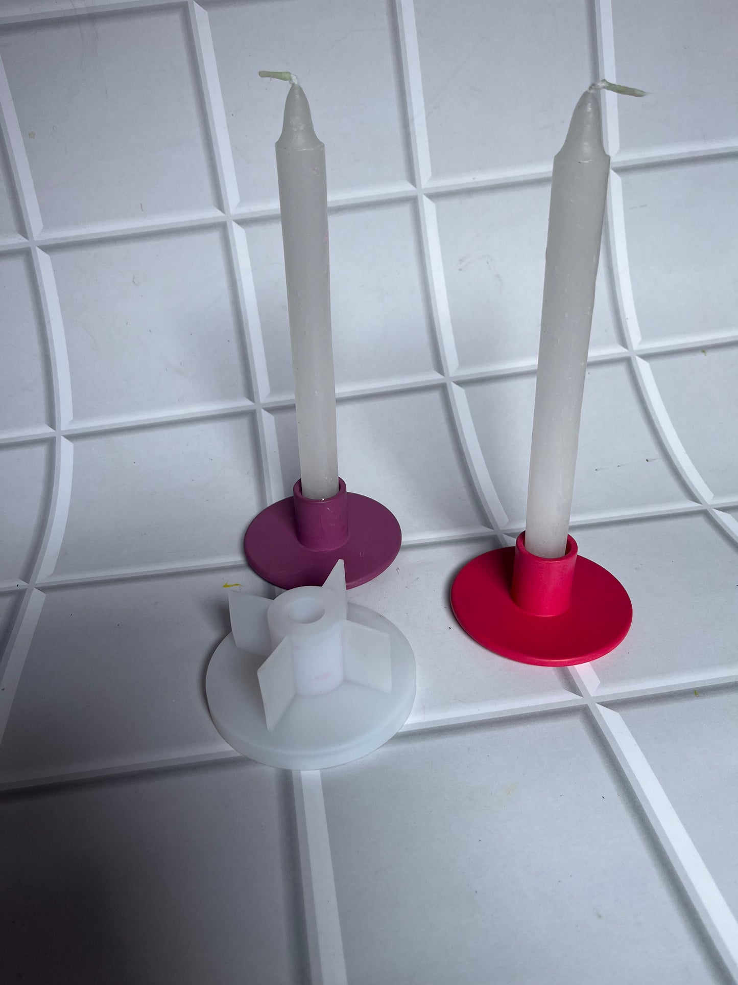 Plain Candle Holder Mould for Beyond MIX, Resin, Concrete