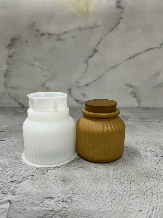 Medium Candle Jar Mould for Beyond MIX, Resin, Concrete
