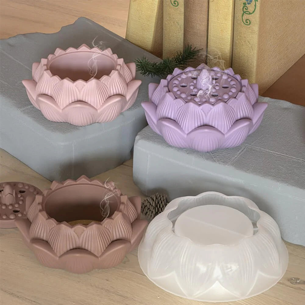 Lotus Jar Mould for Beyond MIX, Resin, Concrete