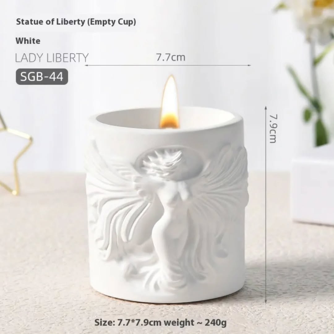 Liberty Candle Jar Mould for Beyond MIX, Resin, Concrete (D5)
