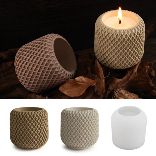 Mesh Candle Jar Mould for Beyond MIX, Resin, Concrete