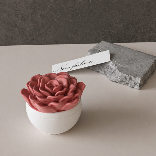 Peony Jar Mould for Beyond MIX, Resin, Concrete