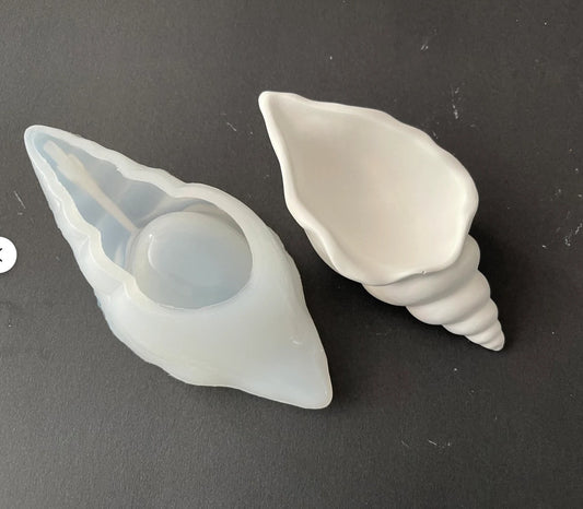 Pointy Conch Mould for Beyond MIX, Resin, Concrete