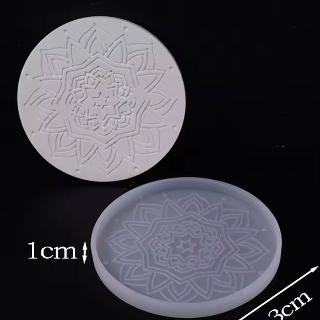 Mandala - 2 Piece Coaster Mould Set