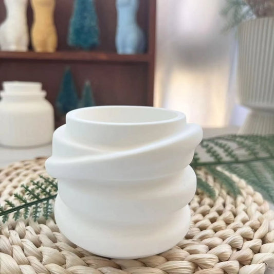 Strapped Candle Jar Mould for Beyond MIX, Resin, Concrete