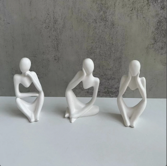 Thinking Person Silicone Mold (Set of 3) - for Beyond MIX, Resin, Concrete